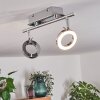 Altamahaw Lámpara de Techo LED Plata, 2 luces