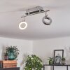 Altamahaw Lámpara de Techo LED Plata, 2 luces