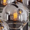 Koyoto Lámpara Colgante - Cristal Transparente, Ahumado, 8 luces