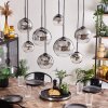 Koyoto Lámpara Colgante - Cristal Transparente, Ahumado, 8 luces