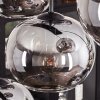 Apedo Lámpara Colgante - Cristal Ahumado, 8 luces