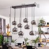 Apedo Lámpara Colgante - Cristal Ahumado, 8 luces