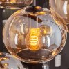 Apedo Lámpara Colgante - Cristal Colores ámbar, 8 luces