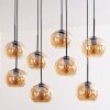 Apedo Lámpara Colgante - Cristal Colores ámbar, 8 luces