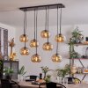 Apedo Lámpara Colgante - Cristal Colores ámbar, 8 luces