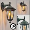 Loria Aplique para exterior Verde, Negro, 1 luz