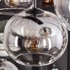 Apedo Lámpara Colgante - Cristal Transparente, Ahumado, 6 luces