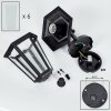 Loria Aplique para exterior Negro, 1 luz