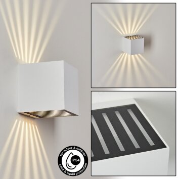 Barrero Aplique para exterior LED Blanca, 1 luz