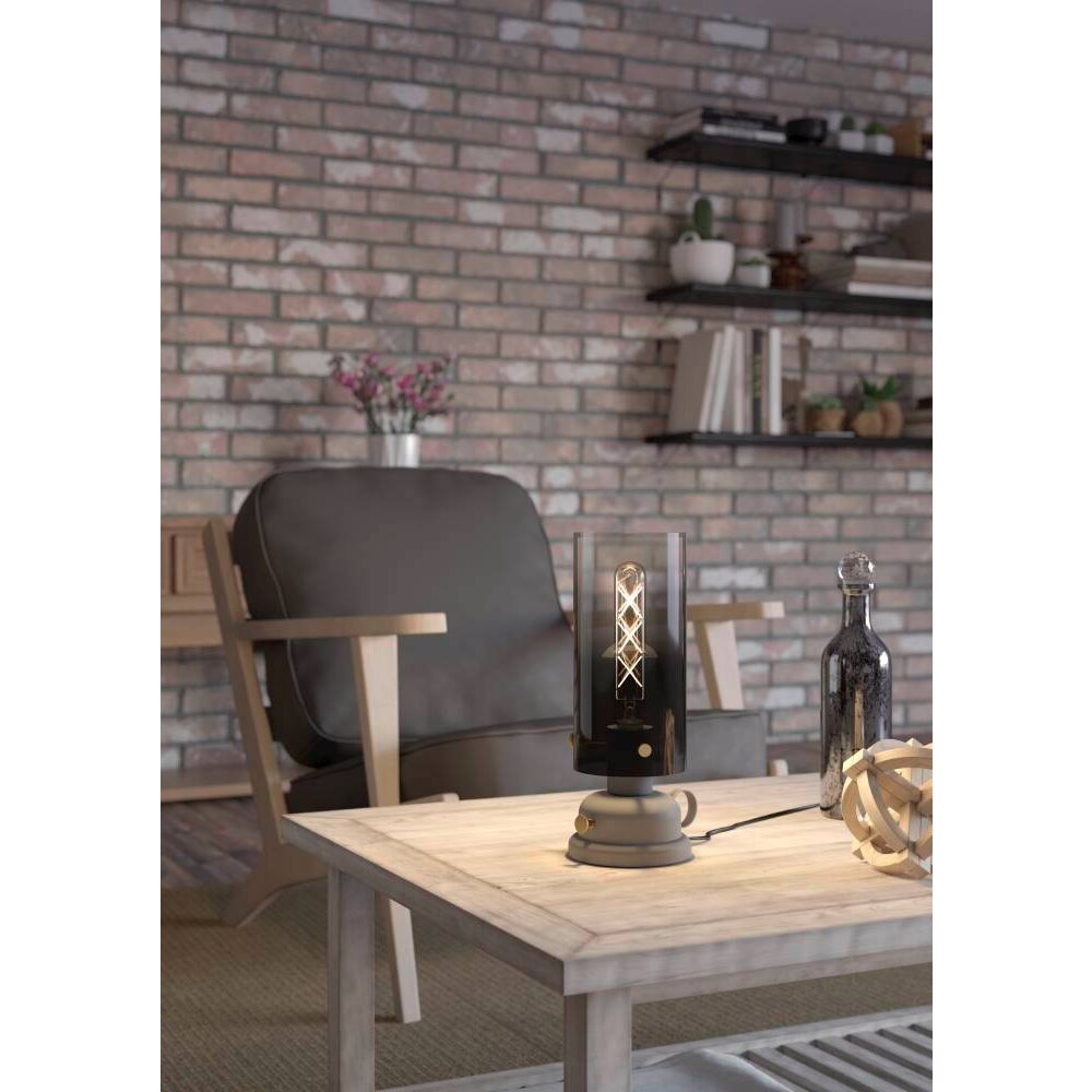 Eglo GARGRAVE Lámpara de mesa Gris, Latón, 1 luz main product photo
