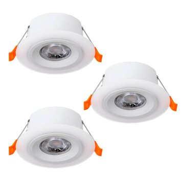 Eglo CALONGE Lámpara empotrable - Set de 3 LED Blanca, 3 luces