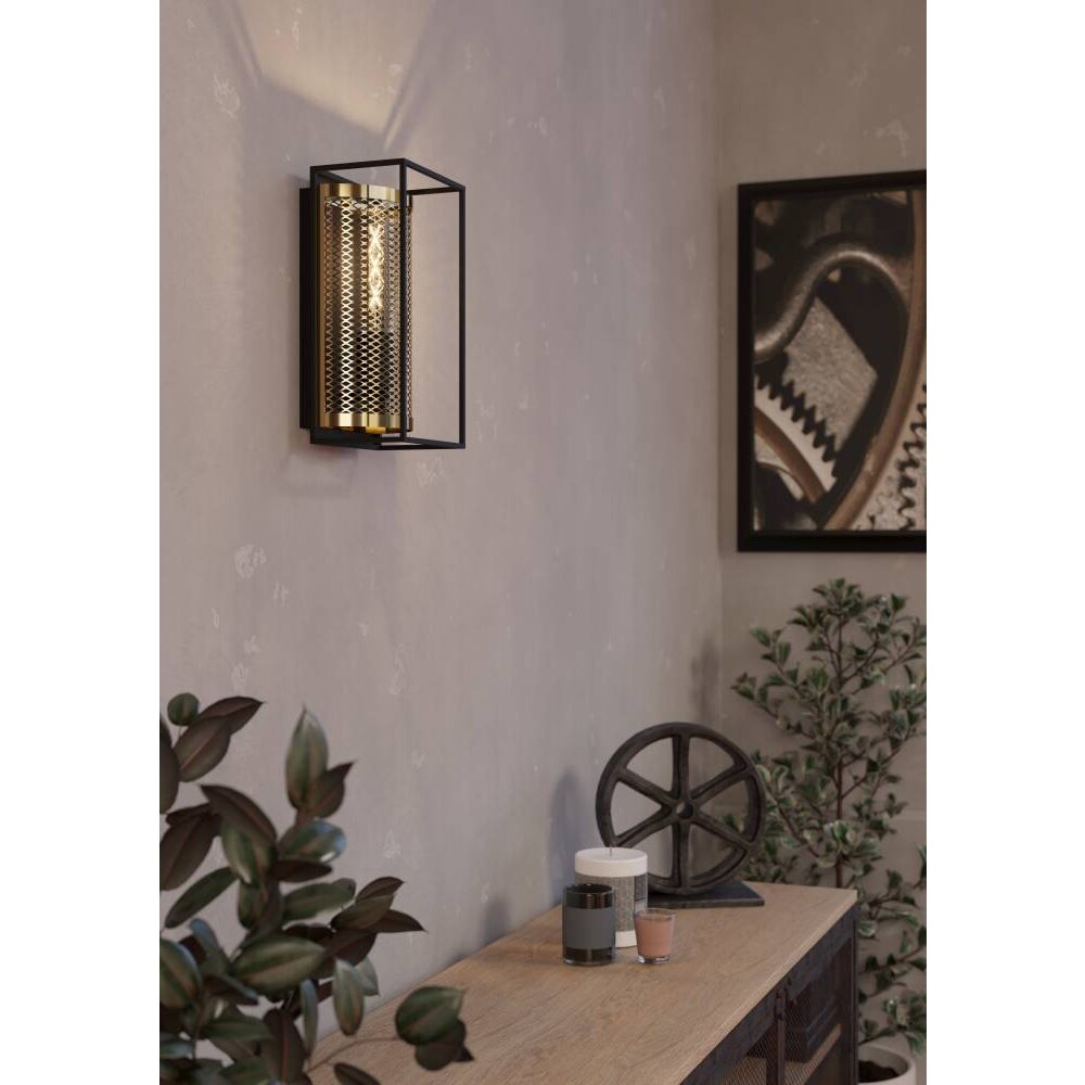 Eglo NOHALES Aplique Negro, 1 luz main product photo