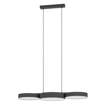 Eglo BARBANO-Z Lámpara Colgante LED Negro, 3 luces