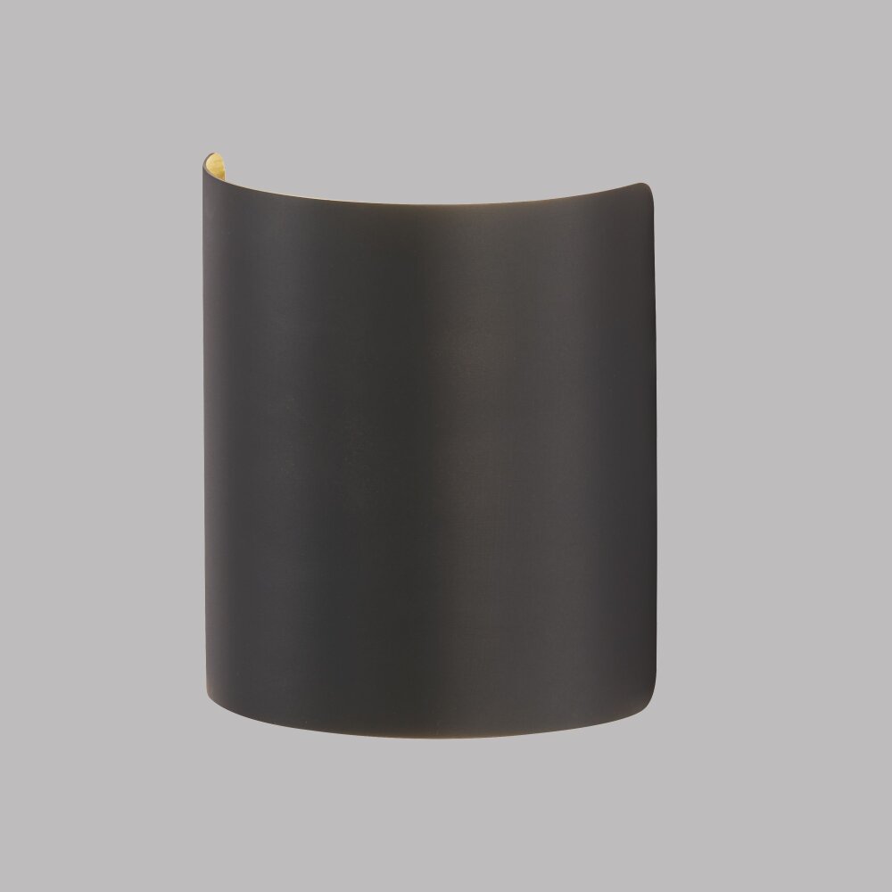 Fischer & Honsel Halv Aplique LED Negro, 2 luces main product photo