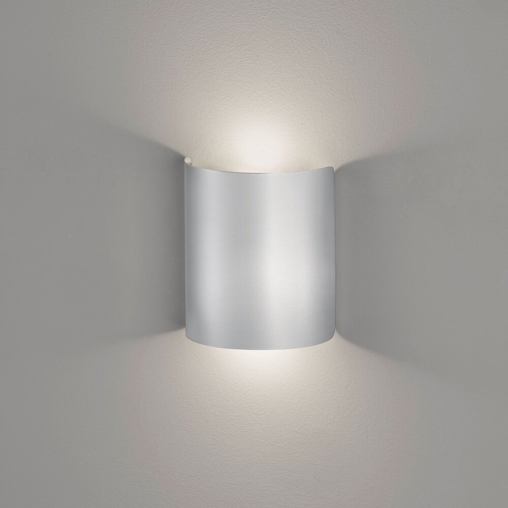 Fischer & Honsel Halv Aplique LED Plata, 2 luces main product photo