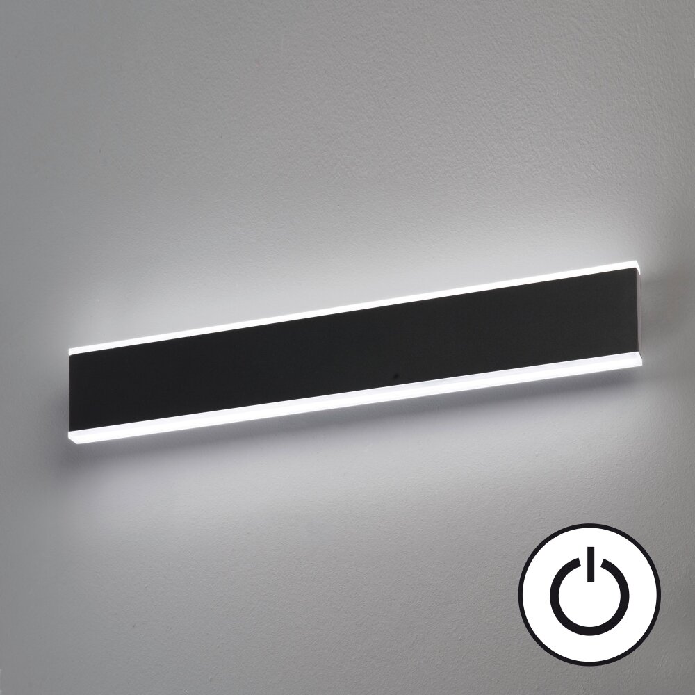 Fischer & Honsel Muur Aplique LED Negro, 1 luz main product photo