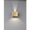 Fischer & Honsel Cog Aplique LED dorado, 2 luces