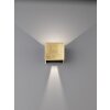 Fischer & Honsel Cog Aplique LED dorado, 2 luces