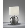 Fischer & Honsel Chambery Lámpara de mesa Níquel-mate, 1 luz