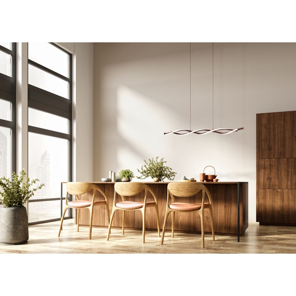 Fischer & Honsel Dreje Lámpara Colgante LED Negro, 1 luz main product photo