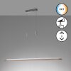 Fischer & Honsel SHINE-WOOD Lámpara Colgante LED Níquel-mate, 1 luz