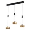 Fischer & Honsel Colette Lámpara Colgante LED Negro, 3 luces