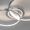 Leuchten-Direkt ASMINA Lámpara de Techo LED Plata, 2 luces
