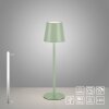 Leuchten-Direkt EURIA Lámpara de mesa LED Verde, 1 luz