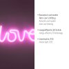 Leuchten-Direkt NEON-LOVE Lámpara de decoración LED Rosa, 1 luz