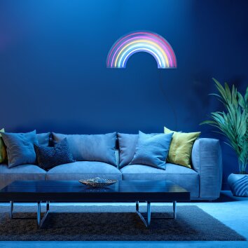 Leuchten-Direkt NEON-RAINBOW Lámpara de decoración LED Colorido, 1 luz