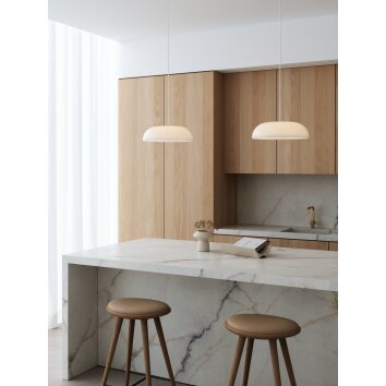 Design For The People by Nordlux GLOSSY Lámpara Colgante Blanca, 3 luces