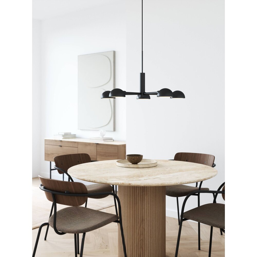 Design For The People by Nordlux NOMI Lámpara Colgante Negro, 5 luces main product photo