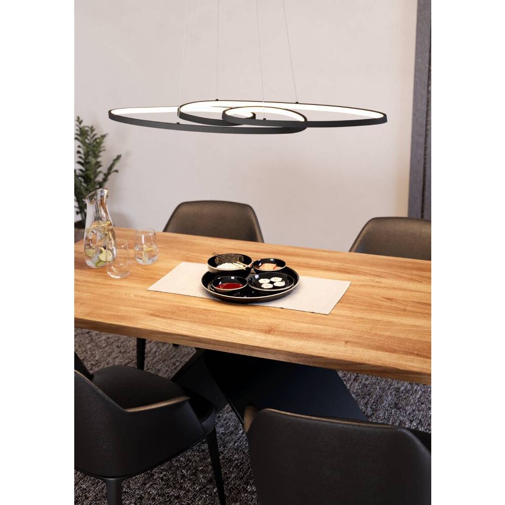 Eglo GIANELLA Lámpara Colgante LED Negro, 1 luz main product photo