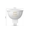 Philips Hue LED GU5.3 6,3 vatios 2000-6500 Kelvin 400 lúmenes