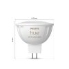 Philips Hue juego de 2 LED GU5.3 6,3 vatios 2000-6500 Kelvin 400 lumen