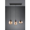 Trio Lumina Lámpara Colgante Negro, 3 luces