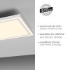 Leuchten-Direkt BEDGING Lámpara de Techo LED Blanca, 1 luz