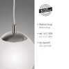 Paul Neuhaus BOLO Lámpara Colgante Plata, 1 luz