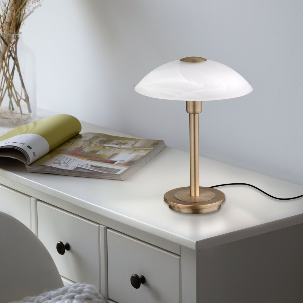 Paul Neuhaus ENOVA Lámpara de mesa LED Latón antiguo, 1 luz main product photo
