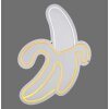 Leuchten-Direkt NEON-BANANE Lámpara de decoración LED Amarillo, Blanca, 1 luz