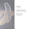 Leuchten-Direkt NEON-BANANE Lámpara de decoración LED Amarillo, Blanca, 1 luz