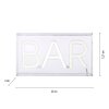 Leuchten-Direkt NEON-BAR Lámpara de decoración LED Transparente, claro, 1 luz