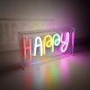 Leuchten-Direkt NEON-HAPPY Lámpara de decoración LED Transparente, claro, 1 luz