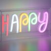 Leuchten-Direkt NEON-HAPPY Lámpara de decoración LED Transparente, claro, 1 luz