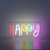 Leuchten-Direkt NEON-HAPPY Lámpara de decoración LED Transparente, claro, 1 luz