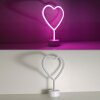 Leuchten-Direkt NEON-HERZ Lámpara de decoración LED Rosa, 1 luz