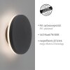 Paul Neuhaus PUNTUA Aplique para exterior LED Antracita, 1 luz