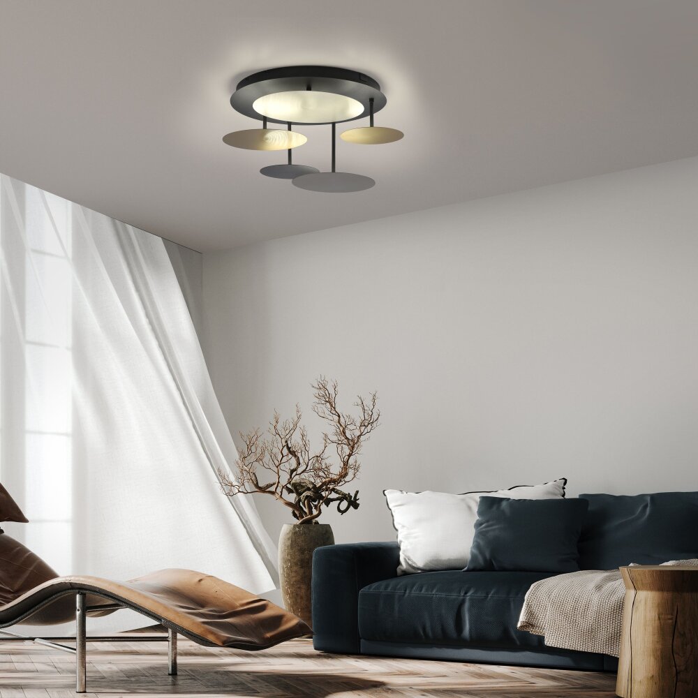 Paul Neuhaus Q-PIATO Lámpara de Techo LED Blanca, 1 luz, Mando a distancia main product photo