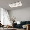 Leuchten-Direkt VERTIGO Lámpara de Techo LED Blanca, 1 luz, Mando a distancia