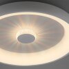 Leuchten-Direkt VERTIGO Lámpara de Techo LED Blanca, 1 luz, Mando a distancia